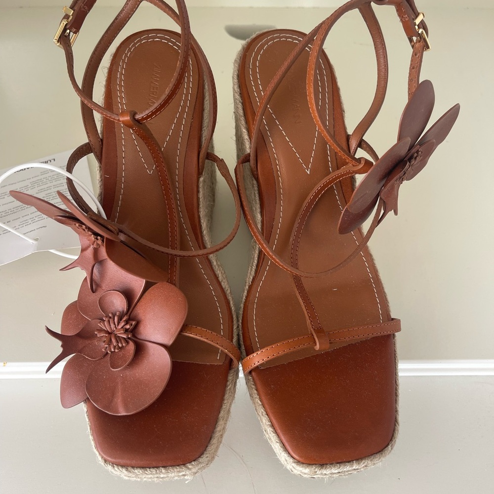 Zimmermann Tan Orchid sandal